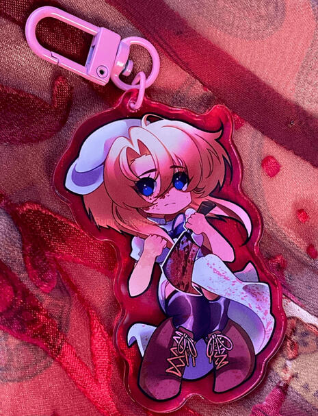 Higurashi Rena keychain Higurashi Rena keychain