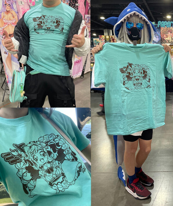 mint fantome indie vtuber shirt